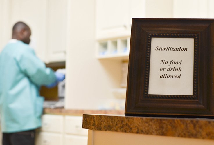 Sterilization sign